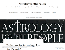 Tablet Screenshot of jamespantherastrology.com